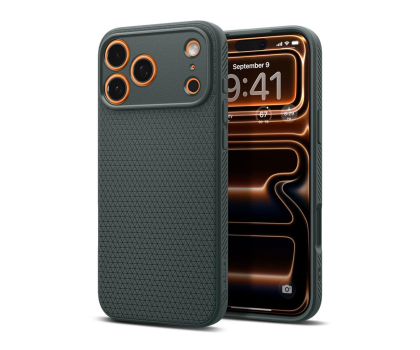 Etui / obudowa na smartfona Spigen Liquid Air do Iphone 17 Pro Abyss Green
